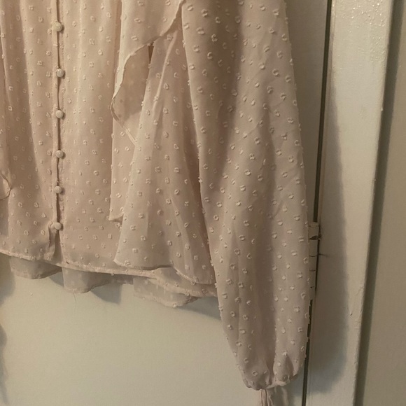 Soft Pink Flowy Blouse with Ruffles (brough from Böhme online boutique) - Picture 5 of 6